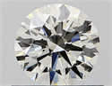 Natural Diamond 0.54 Carats, Round with Excellent Cut, I Color, VVS2 Clarity and Certified by IGI