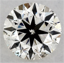 Natural Diamond 0.40 Carats, Round with Very Good Cut, K Color, SI1 Clarity and Certified by GIA