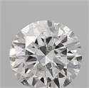 Natural Diamond 0.50 Carats, Round with Very Good Cut, F Color, I1 Clarity and Certified by IGI