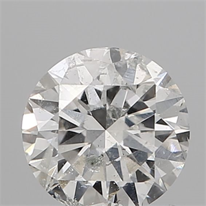 Picture of Natural Diamond 0.50 Carats, Round with Very Good Cut, F Color, I1 Clarity and Certified by IGI