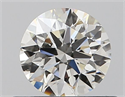 Natural Diamond 0.50 Carats, Round with Excellent Cut, I Color, SI1 Clarity and Certified by GIA