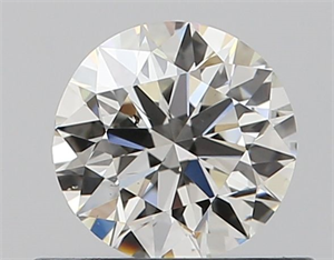 Picture of Natural Diamond 0.50 Carats, Round with Excellent Cut, I Color, SI1 Clarity and Certified by GIA