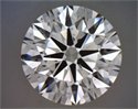 Natural Diamond 2.01 Carats, Round with Excellent Cut, D Color, SI1 Clarity and Certified by GIA