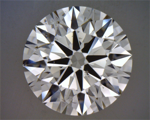 Picture of Natural Diamond 2.01 Carats, Round with Excellent Cut, D Color, SI1 Clarity and Certified by GIA