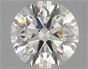 Natural Diamond 2.42 Carats, Round with Excellent Cut, I Color, SI1 Clarity and Certified by GIA