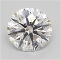 Natural Diamond 0.42 Carats, Round with Excellent Cut, F Color, VVS1 Clarity and Certified by GIA