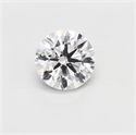 Natural Diamond 3.51 Carats, Round with Excellent Cut, D Color, SI2 Clarity and Certified by GIA