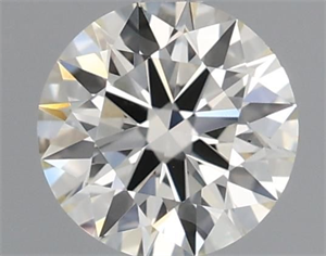 Picture of Natural Diamond 0.41 Carats, Round with Excellent Cut, I Color, VS1 Clarity and Certified by IGI