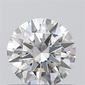 Picture of Natural Diamond 0.50 Carats, Round with Excellent Cut, E Color, SI2 Clarity and Certified by GIA