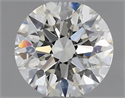 Natural Diamond 0.40 Carats, Round with Excellent Cut, H Color, VS1 Clarity and Certified by IGI