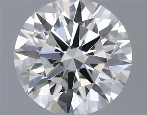 Picture of Natural Diamond 0.41 Carats, Round with Excellent Cut, I Color, VVS2 Clarity and Certified by GIA