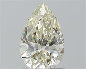 Picture of Natural Diamond 1.00 Carats, Pear with  Cut, K Color, SI1 Clarity and Certified by IGI