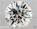 Natural Diamond 0.50 Carats, Round with Excellent Cut, J Color, SI2 Clarity and Certified by GIA