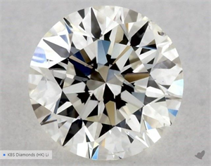 Picture of Natural Diamond 0.50 Carats, Round with Excellent Cut, J Color, SI2 Clarity and Certified by GIA