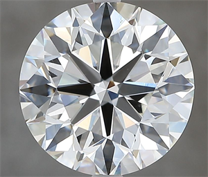 Picture of Natural Diamond 4.01 Carats, Round with Excellent Cut, H Color, VS1 Clarity and Certified by IGI