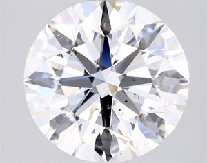 Picture of Natural Diamond 2.74 Carats, Round with Excellent Cut, D Color, SI1 Clarity and Certified by GIA