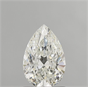 Natural Diamond 0.80 Carats, Pear with  Cut, H Color, VVS1 Clarity and Certified by GIA