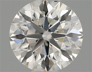 Picture of Natural Diamond 0.51 Carats, Round with Excellent Cut, G Color, SI1 Clarity and Certified by IGI