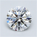 Natural Diamond 1.40 Carats, Round with Excellent Cut, E Color, VS1 Clarity and Certified by GIA