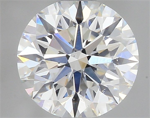 Picture of Natural Diamond 0.40 Carats, Round with Excellent Cut, G Color, VS2 Clarity and Certified by GIA