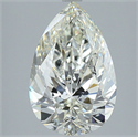 Natural Diamond 4.01 Carats, Pear with  Cut, J Color, SI2 Clarity and Certified by GIA