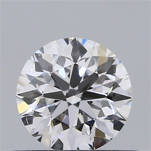 Picture of Natural Diamond 0.45 Carats, Round with Excellent Cut, D Color, SI1 Clarity and Certified by GIA