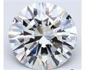 Natural Diamond 5.40 Carats, Round with Excellent Cut, G Color, VS1 Clarity and Certified by GIA