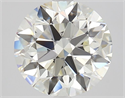 Natural Diamond 3.01 Carats, Round with Excellent Cut, K Color, VVS1 Clarity and Certified by GIA