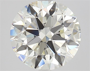 Picture of Natural Diamond 3.01 Carats, Round with Excellent Cut, K Color, VVS1 Clarity and Certified by GIA