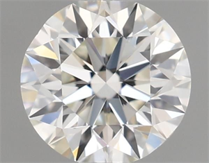 Picture of Natural Diamond 0.40 Carats, Round with Excellent Cut, J Color, VS1 Clarity and Certified by GIA