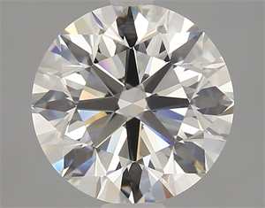 Picture of Natural Diamond 2.30 Carats, Round with Excellent Cut, K Color, VVS1 Clarity and Certified by GIA