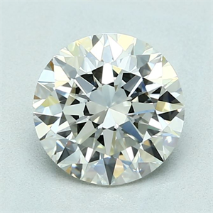 Picture of Natural Diamond 2.01 Carats, Round with Excellent Cut, I Color, VVS1 Clarity and Certified by GIA