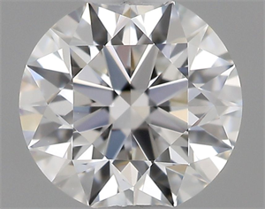 Picture of Natural Diamond 0.40 Carats, Round with Excellent Cut, F Color, VVS2 Clarity and Certified by GIA