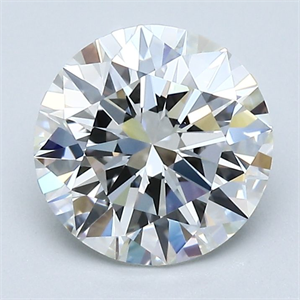 Picture of Natural Diamond 1.93 Carats, Round with Excellent Cut, H Color, VVS1 Clarity and Certified by GIA