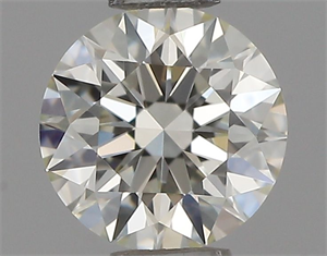 Picture of Natural Diamond 0.40 Carats, Round with Excellent Cut, I Color, VVS1 Clarity and Certified by IGI