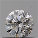 Natural Diamond 0.41 Carats, Round with Excellent Cut, G Color, VVS1 Clarity and Certified by GIA