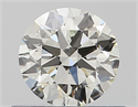 Natural Diamond 0.50 Carats, Round with Excellent Cut, J Color, VVS2 Clarity and Certified by GIA