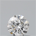 Natural Diamond 0.41 Carats, Round with Excellent Cut, F Color, VS2 Clarity and Certified by GIA