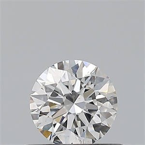 Picture of Natural Diamond 0.41 Carats, Round with Excellent Cut, F Color, VS2 Clarity and Certified by GIA