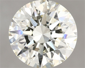 Picture of Natural Diamond 3.02 Carats, Round with Excellent Cut, K Color, VVS1 Clarity and Certified by IGI