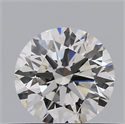 Natural Diamond 0.42 Carats, Round with Excellent Cut, H Color, VS1 Clarity and Certified by GIA