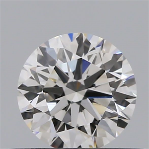 Picture of Natural Diamond 0.42 Carats, Round with Excellent Cut, H Color, VS1 Clarity and Certified by GIA