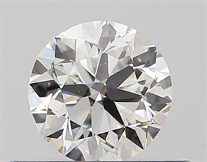 Picture of Natural Diamond 0.40 Carats, Round with Very Good Cut, H Color, VS2 Clarity and Certified by GIA