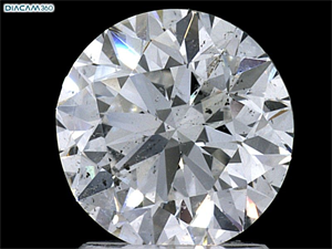 Picture of Natural Diamond 2.03 Carats, Round with Very Good Cut, E Color, SI2 Clarity and Certified by GIA