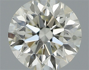 Picture of Natural Diamond 0.41 Carats, Round with Excellent Cut, J Color, IF Clarity and Certified by IGI