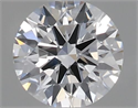 Natural Diamond 0.40 Carats, Round with Excellent Cut, E Color, VVS2 Clarity and Certified by GIA