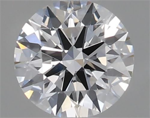 Picture of Natural Diamond 0.40 Carats, Round with Excellent Cut, E Color, VVS2 Clarity and Certified by GIA