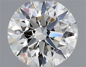 Picture of Natural Diamond 0.40 Carats, Round with Excellent Cut, K Color, SI1 Clarity and Certified by GIA