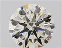 Natural Diamond 0.52 Carats, Round with Excellent Cut, K Color, SI1 Clarity and Certified by GIA