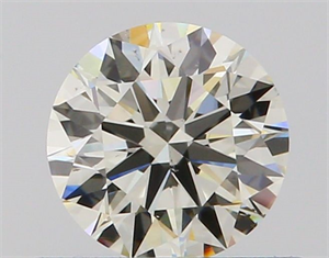 Picture of Natural Diamond 0.52 Carats, Round with Excellent Cut, K Color, SI1 Clarity and Certified by GIA